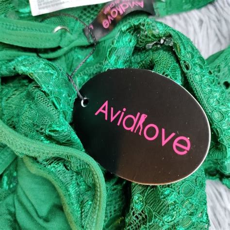 Avidlove Intimates Sleepwear Floral Lace Lingerie Piece Set Featuring A Built In Choker