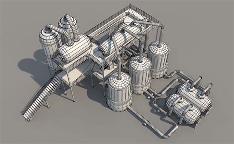 Industrieelement D Modell Ds Fbx Obj Max Free D