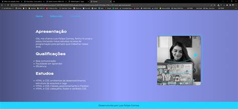 Desafio Curr Culo Html E Css Cabe Alho Footer E Vari Veis Css