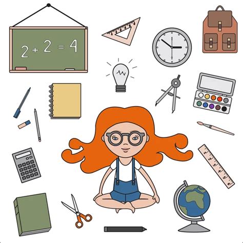 Classroom Objects Clip Art