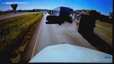 Dashcam Captures Horrific Crash Involving Dump Truck Kare