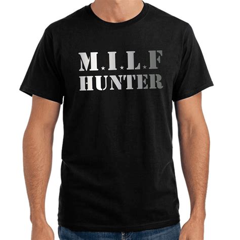 MILF Hunter Adult Mature Fuck Sprüche Geschenk Lustig Spaß Comedy Fun T Shirt eBay