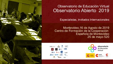 Invitación A Participar En El Evento Del Observatorio De Educación