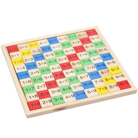 Wooden Board Table Math Game Toyzee