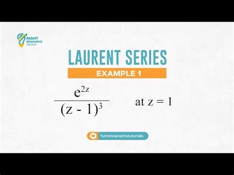 Laurent Expansion Series Example Complex Analysis Mat Youtube