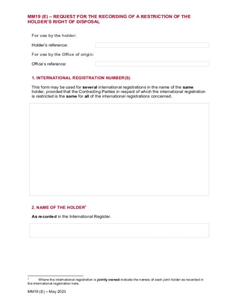 Fillable Online Form Mm E Wipo Templates Fax Email Print Pdffiller