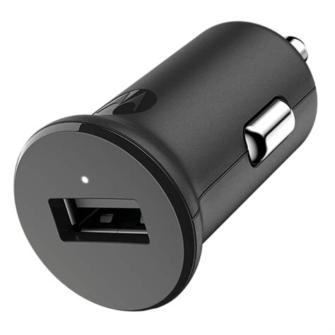 Carregador Veicular Motorola Turbo Power 18w Usb C Preto Frete Grátis