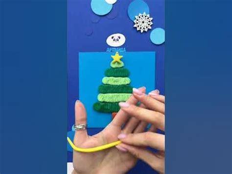 Елочка из пластилина #детскоетворчество #поделки #лепка - YouTube