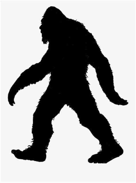 Sasquatch Silhouette , Free Transparent Clipart - ClipartKey