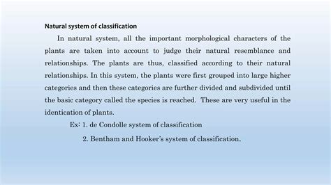 Systems Of Plant Classification Ppt