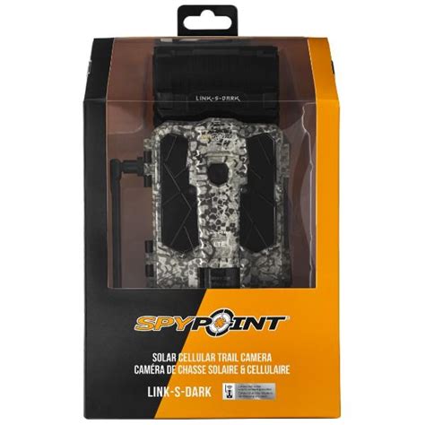 Spypoint Link S Dark Solar Cellular Trail Camera Camo Mp Benchtop