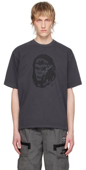 Bape Black World Gone Mad T Shirt