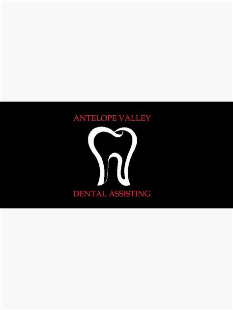 Antelope Valley Dental Assisting Logo Sticker For Sale By Malstigger Redbubble