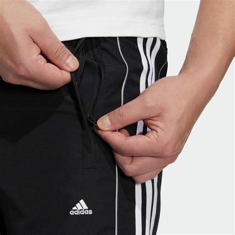 Quần Adidas Nam Chính Hãng City Three Stripes Woven Pants Đen Japansport Hp1372