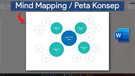 Cara Membuat Mind Mapping Di Microsoft Word Youtube