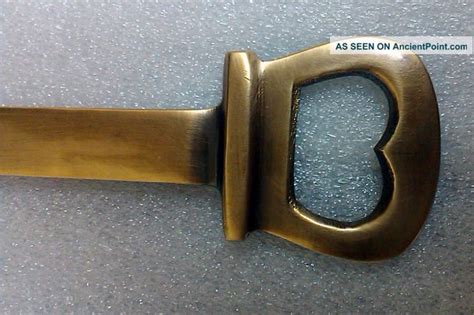 Vintage Solid Brass Anchor Bottle Opener Antique Finish