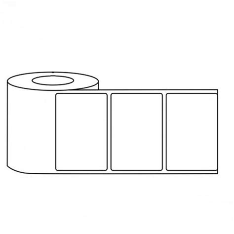 Buy Labelkart 70x30mm Paper White Chromo Label Roll Online At Best