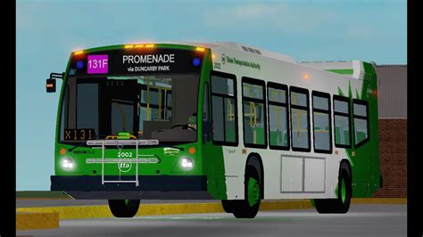 New Beta Bus Roblox Tta Novabus Lfs On Route F Nugget