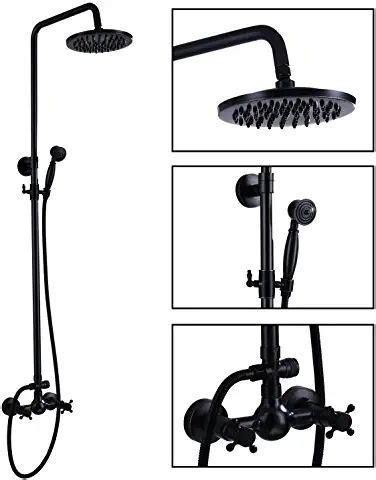 Amazon.com: rain shower head with handheld | Rain shower system ...