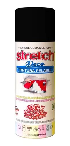 Pintura Aerosol Vinilo Removible Electrodom Sticos Stretch Color Negro