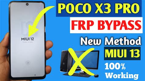 Poco X Pro Frp Bypass New Method Miui All Poco X X Pro Frp