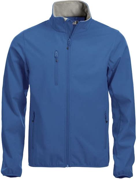 Clique Basic Softshell Jas Heren Kobalt Maat Xxl Bol