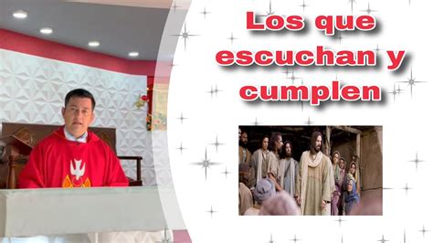 Los Que Escuchan Y Cumplen Padre Ricardo Prato YouTube