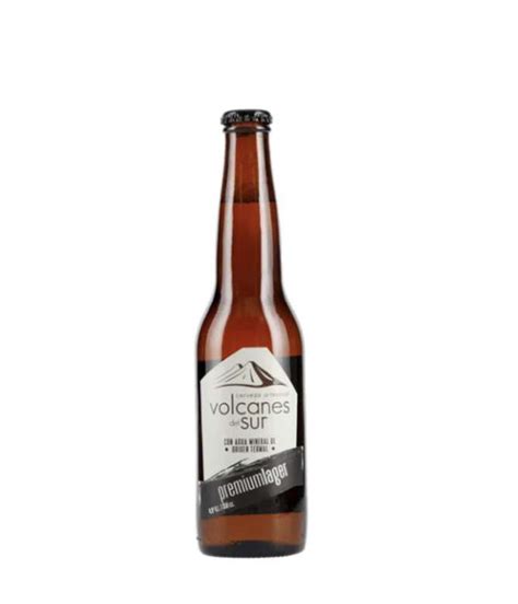 Booz Cl Cerveza Volcanes Del Sur Premium Lager Botella 350cc