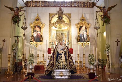 La Virgen De Las Angustias En Veneraci N Con Motivo De La Festividad