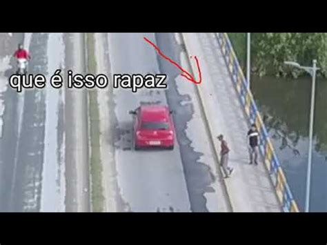 Drone Flagra Maluco Querendo Se Jogar Da Ponte YouTube