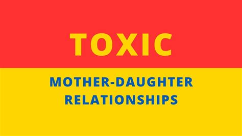 Toxic Mother Daughter Relationships Stories That Shape Us With Joanna