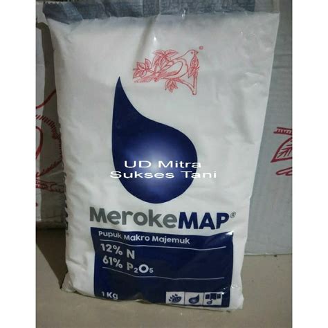 Jual Pupuk Meroke Map Mono Amonium Pospat Kemasan Kg Shopee Indonesia