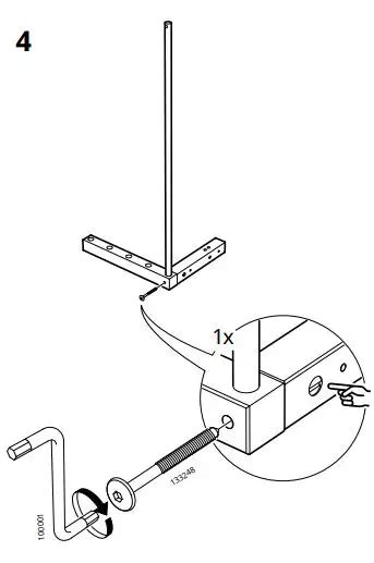 Ikea Tjusig Hanger Instruction Manual