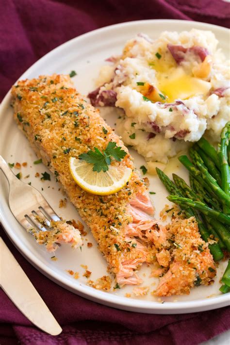 Baked Parmesan Crusted Salmon