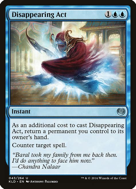 Disappearing Act · Kaladesh Kld 43 · Scryfall Magic The Gathering Search