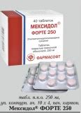 Мексидол ФОРТЕ 250 :: Инструкция, аналоги, действующее вещество