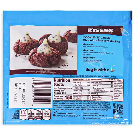 Hersheys Kisses Cookies N Creme Candy Funhouse Candy Funhouse Ca