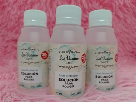 Las Varano Solución para Poligel 120ml 250ml