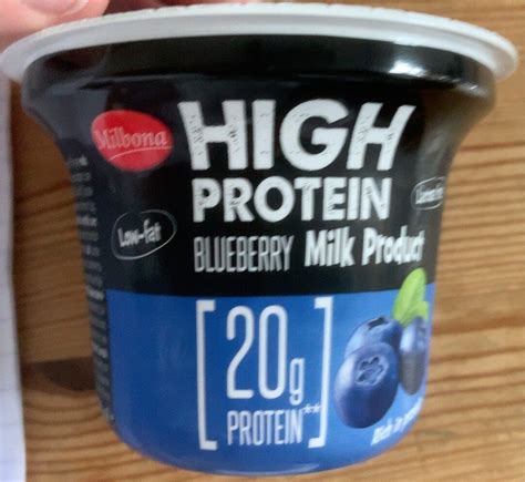 High Protein Milk Product Blueberry Milbona