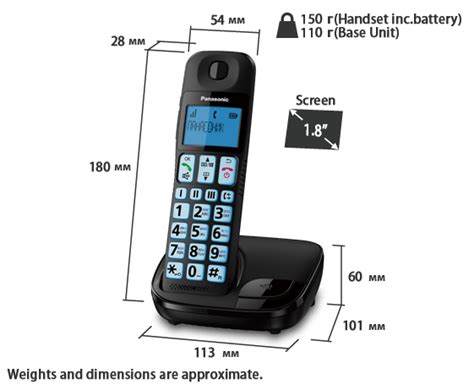 KX-TGE110RU DECT телефоны - Panasonic CIS