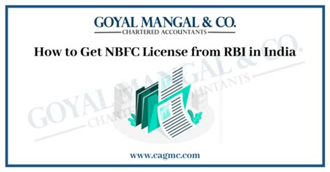 How To Get NBFC License From RBI In India Goyal Mangal Company