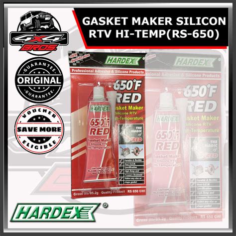 HARDEX GASKET MAKER ADHESIVE 650F RED RS 650 Lazada PH