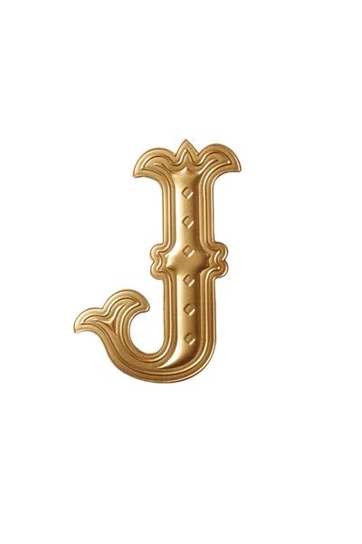 Golden Letter J Stock Photo Smaglov