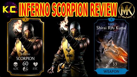 Mk Mobile Inferno Scorpion Review Youtube