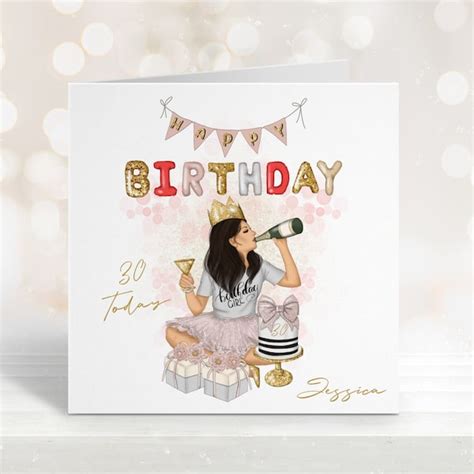 30th Birthday Card Daughter Etsy Uk