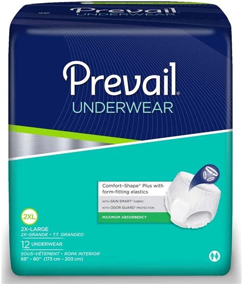 Amazon Prevail Daily Protective Underwear Unisex Adult