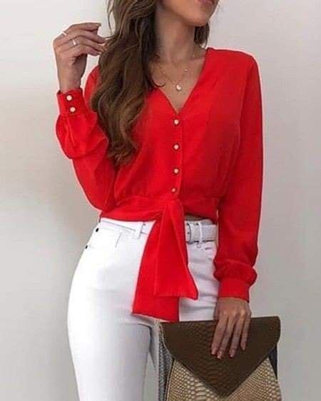 Pin By Berna Mena Araya On Blusas Casual Blouse Blouse Trending