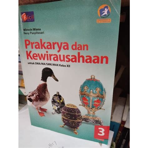 Jual BUKU PRAKARYA DAN KEWIRAUSAHAAN KELAS XII 12 3 SMA FACIL REVISI