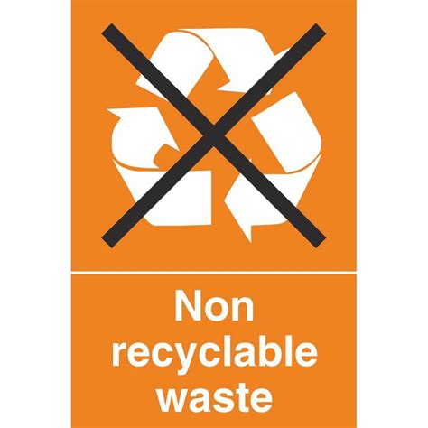 Non Recyclable Waste Signs | Other Waste Recycling Signs | Safety Signs ...