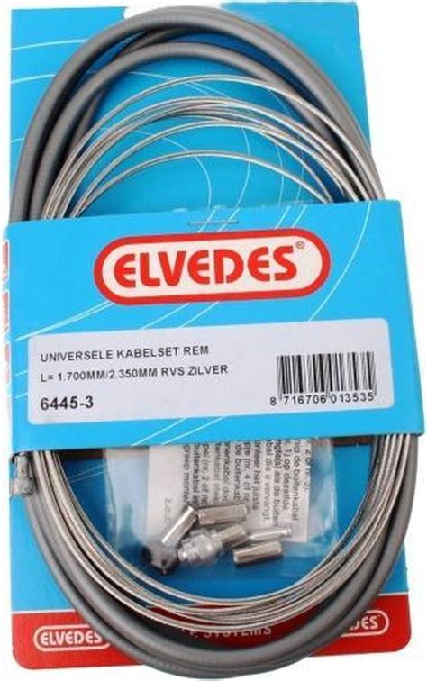 Elvedes Universele Rem Kabelset Met M Ton Peernippel Rvs Bol